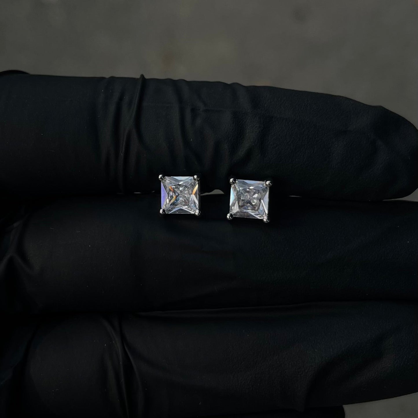 S925 MINI-SQUARE EARRINGS