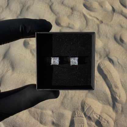 S925 MINI-SQUARE EARRINGS