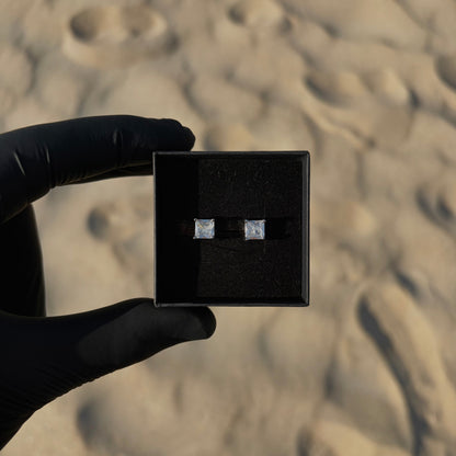 S925 MINI-SQUARE EARRINGS